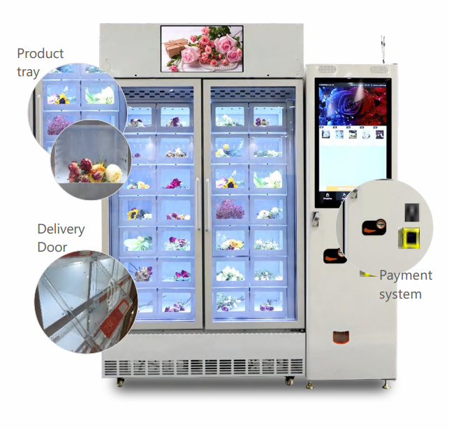 Refrigerated locker vending machine 2