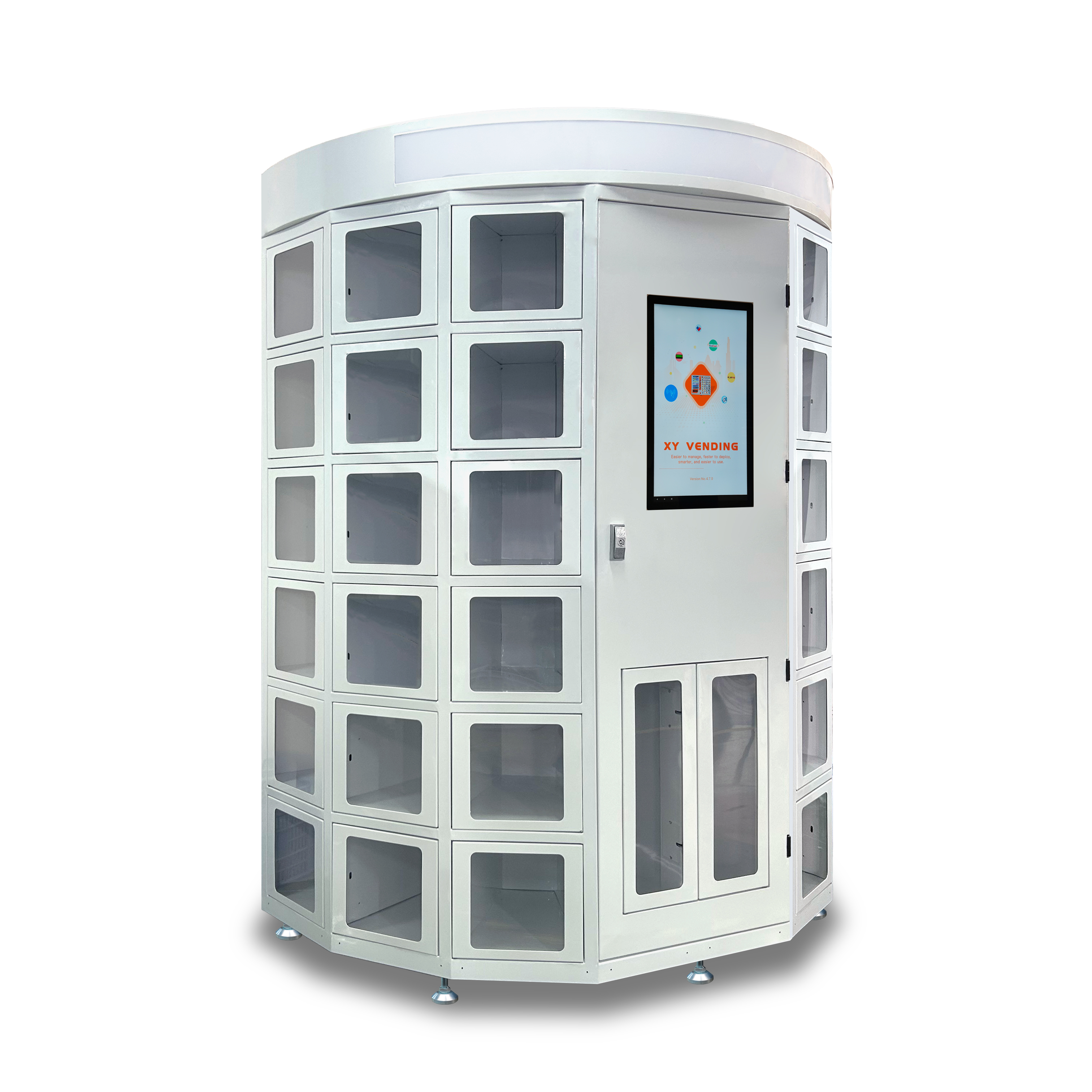 Large locker vending machine with 36 boxes 2