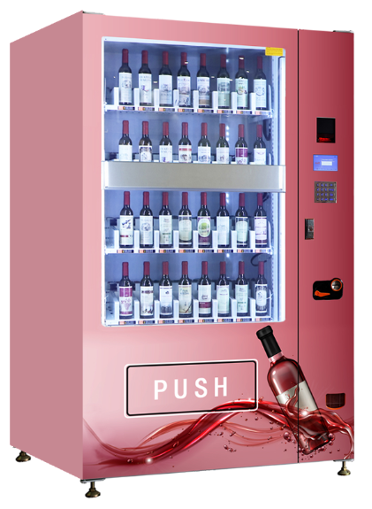 Wine vending machine for glass bottles 2