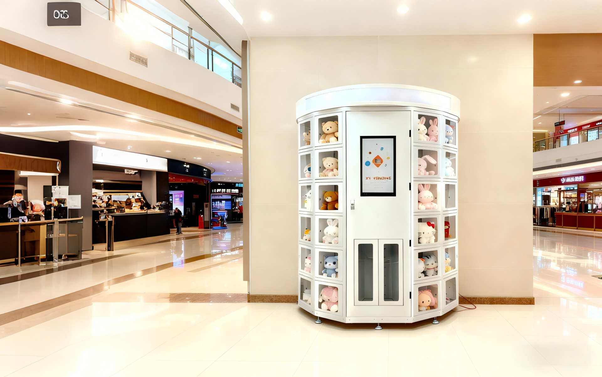 Large locker vending machine with 36 boxes 4